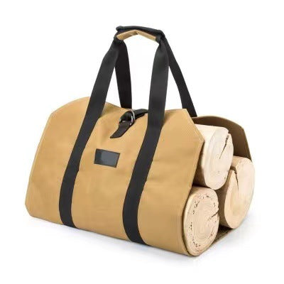 Nockovi Firewood Carrier Bag Heavy-Duty Wood Carrier for Firewood Durable Log Holder Fireplace Accessories